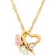 Genuine Diamond Heart Pendant - by Landstrom's